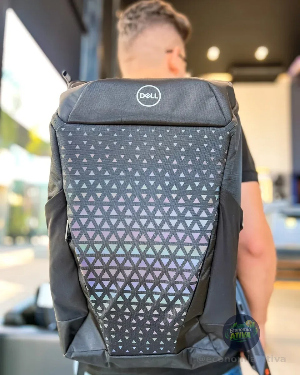 Mochila Para Notebook Gamer Dell 15.6 17.3 Preto Preto