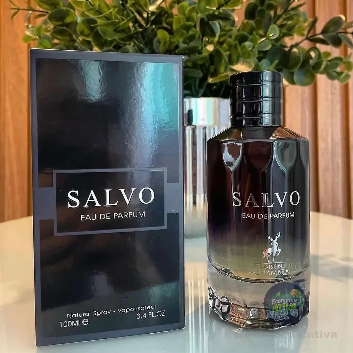 Perfume Masculino Arabe Salvo Eua De Parfum Alhmabra 100ml C/