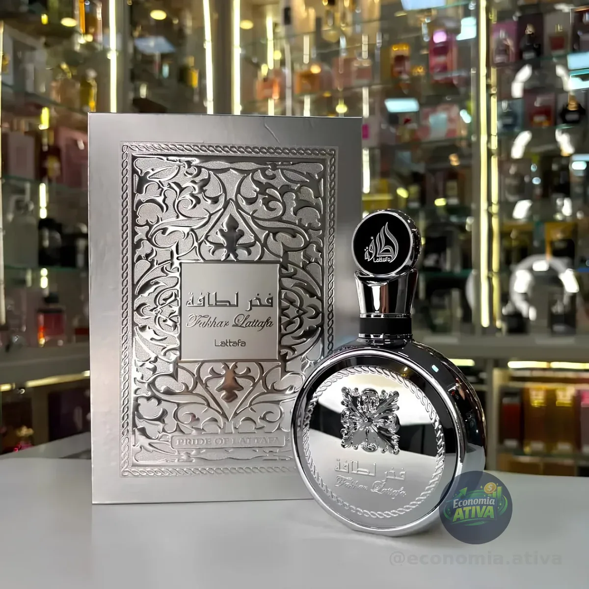 Perfume Lattafa Fakhar Platin 100ml Eau De Parfum