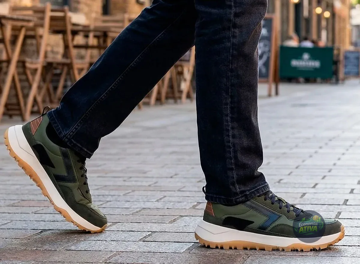 Tênis Sandrini Spryte Masculino Urbano Confortável Casual