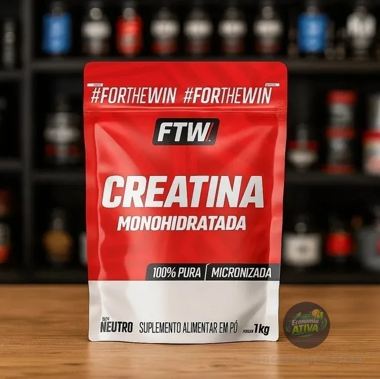 Creatina Monohidratada 100% Pura Refil 1kg - FTW