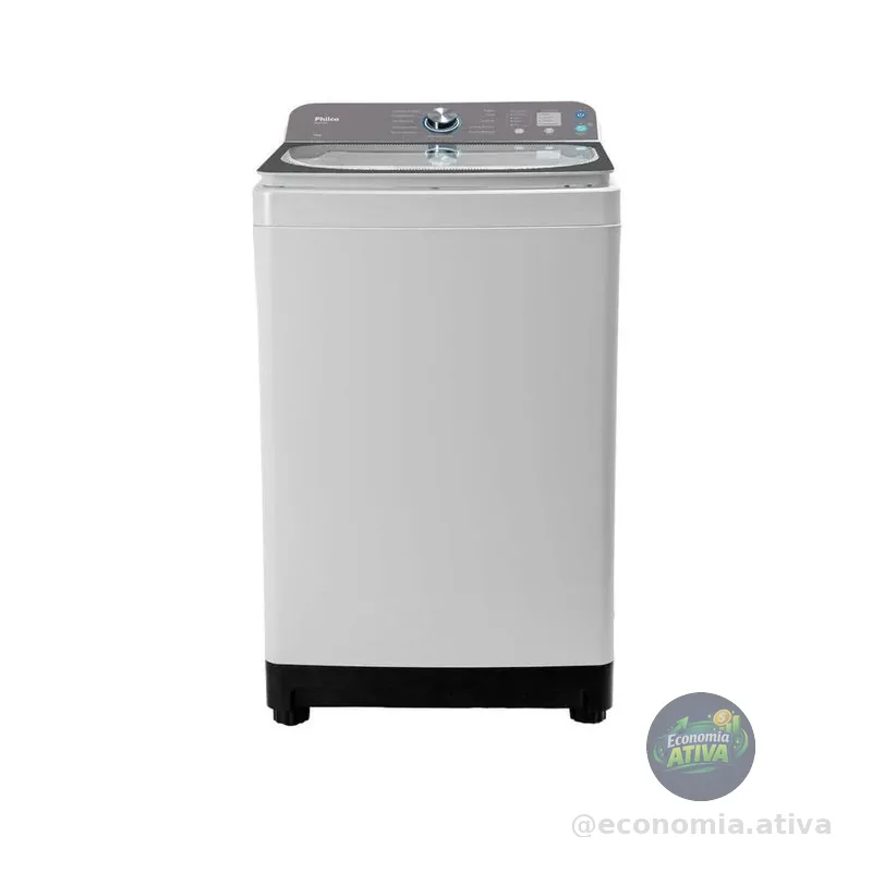 Máquina de Lavar 14 Kg Philco PLR14A 12 Programas de Lavagem 127V