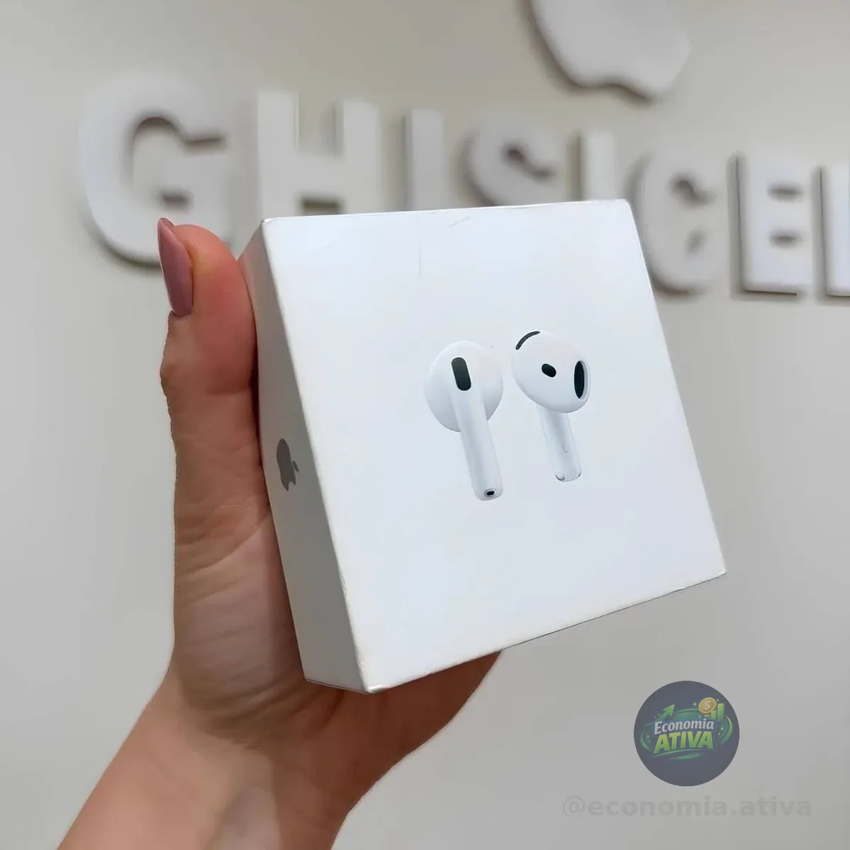 AirPods 4 com Cancelamento Ativo de Ruído