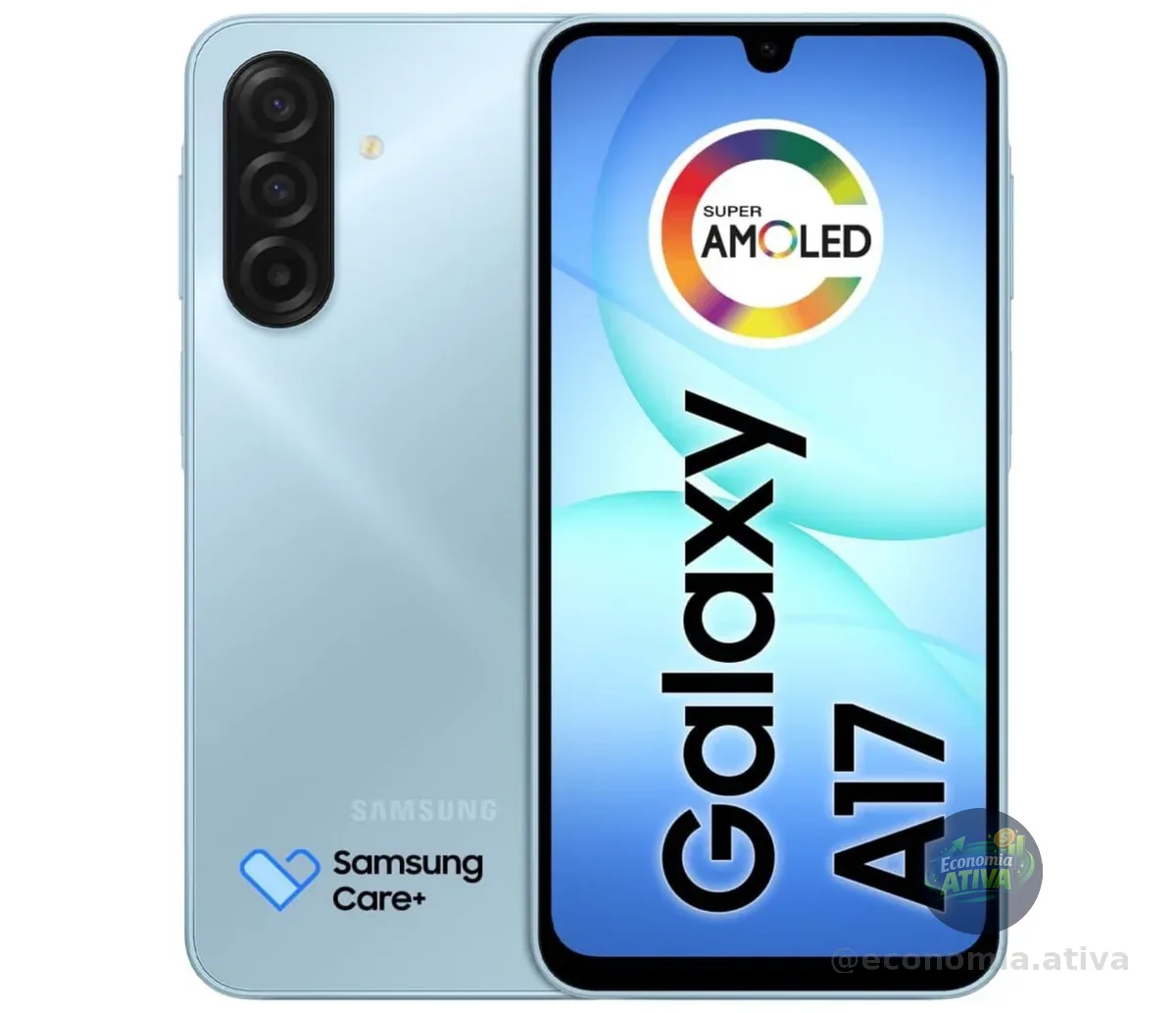 - Celular Samsung Galaxy A17, 128GB, 4GB, 50MP Tela 6.7", IP54