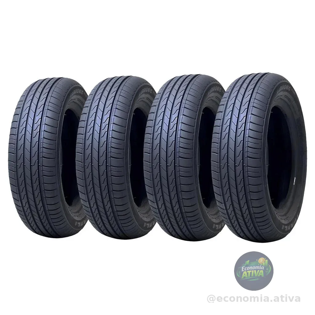 Pneu Wanli SP026 185/60R15 Aro 15 88H Kit4