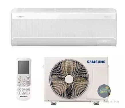 Ar Condicionado Samsung Split Hi Wall Inverter Windfree Ai 12.000 Btu Frio AR12DYFAAWKNAZ 220V