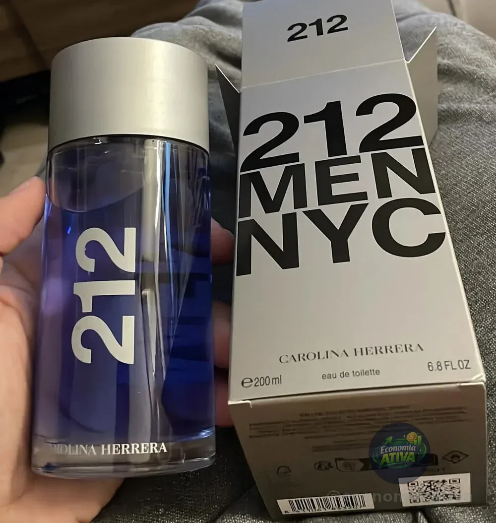 Perfume Carolina Herrera 212 Men Nyc Eau De Toilette 200 Ml Masculino