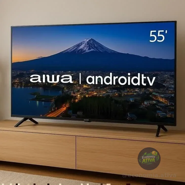 Smart Tv Aiwa 55 Android 4k Borda Ultrafina Dolby Vision&atmos Aws-tv-55-bl-01-a