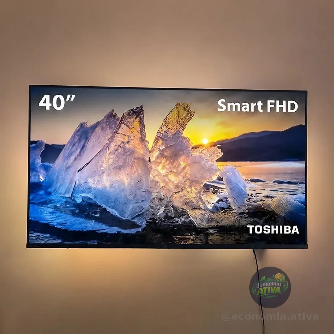 Smart TV DLED 40" Full HD Toshiba 40V35MS VIDAA 2 HDMI 2 USB Wi-Fi - TB028M