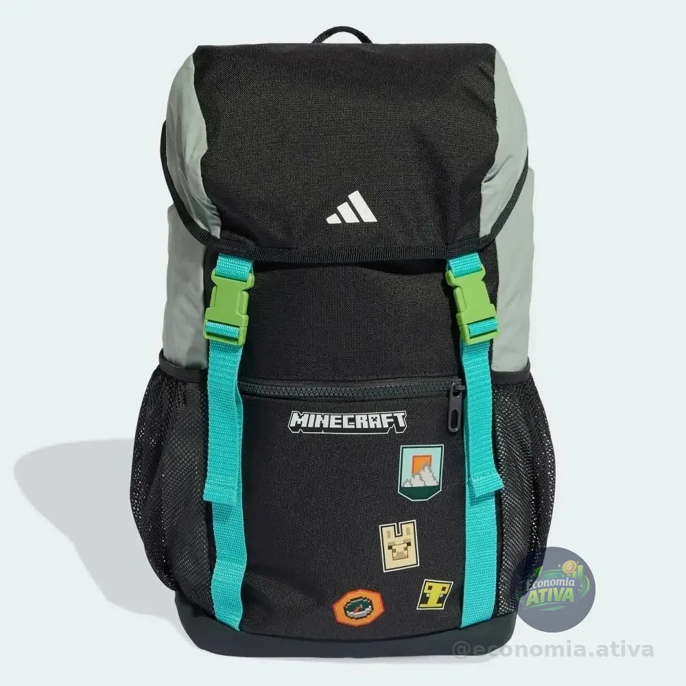 Mochila Minecraft adidas