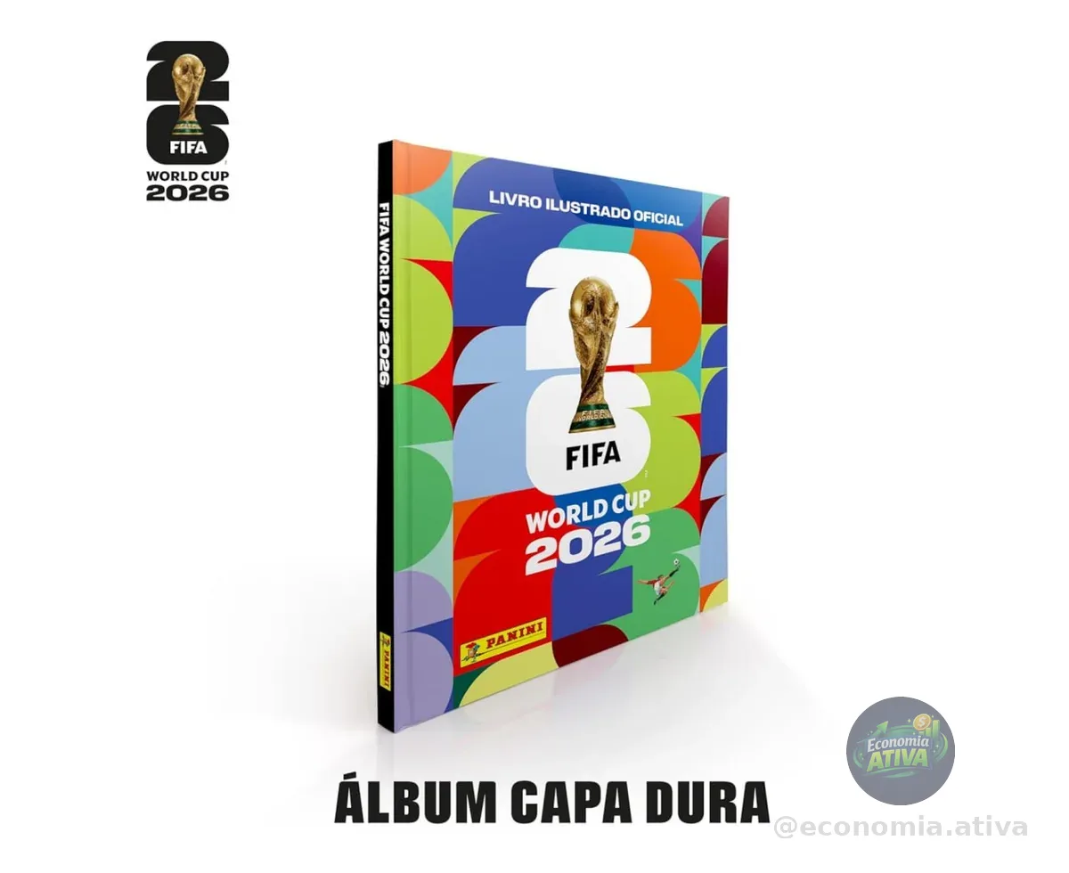 Copa do Mundo 2026 Álbum de Figurinhas Capa Dura FIFA WORLD CUP 2026™
