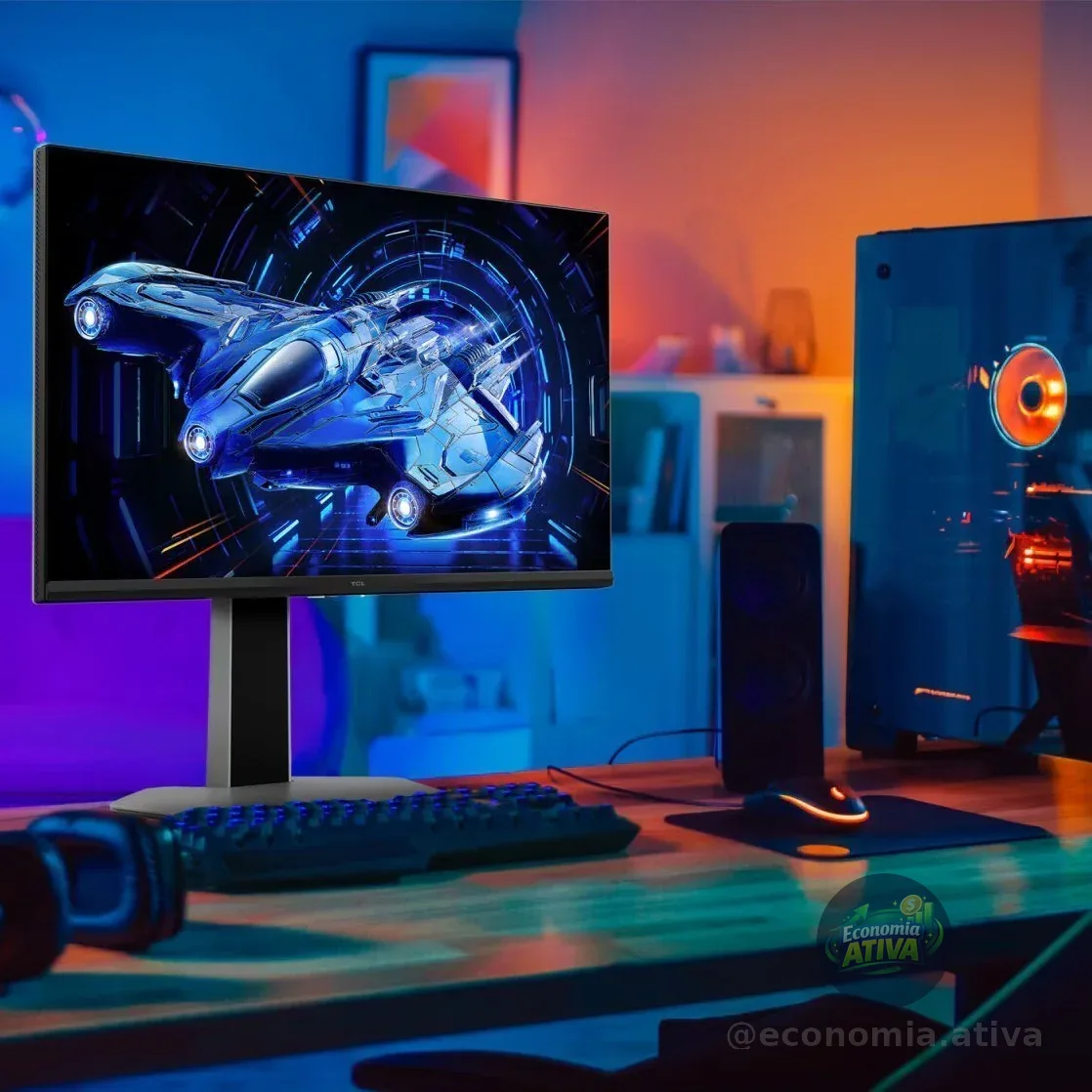 Monitor Gamer Tcl 25 Polegadas Qled Mini Led Full Hd G64 300hz 1ms (gtg) Freesync Hdr 600 Nits 25g64 Preto