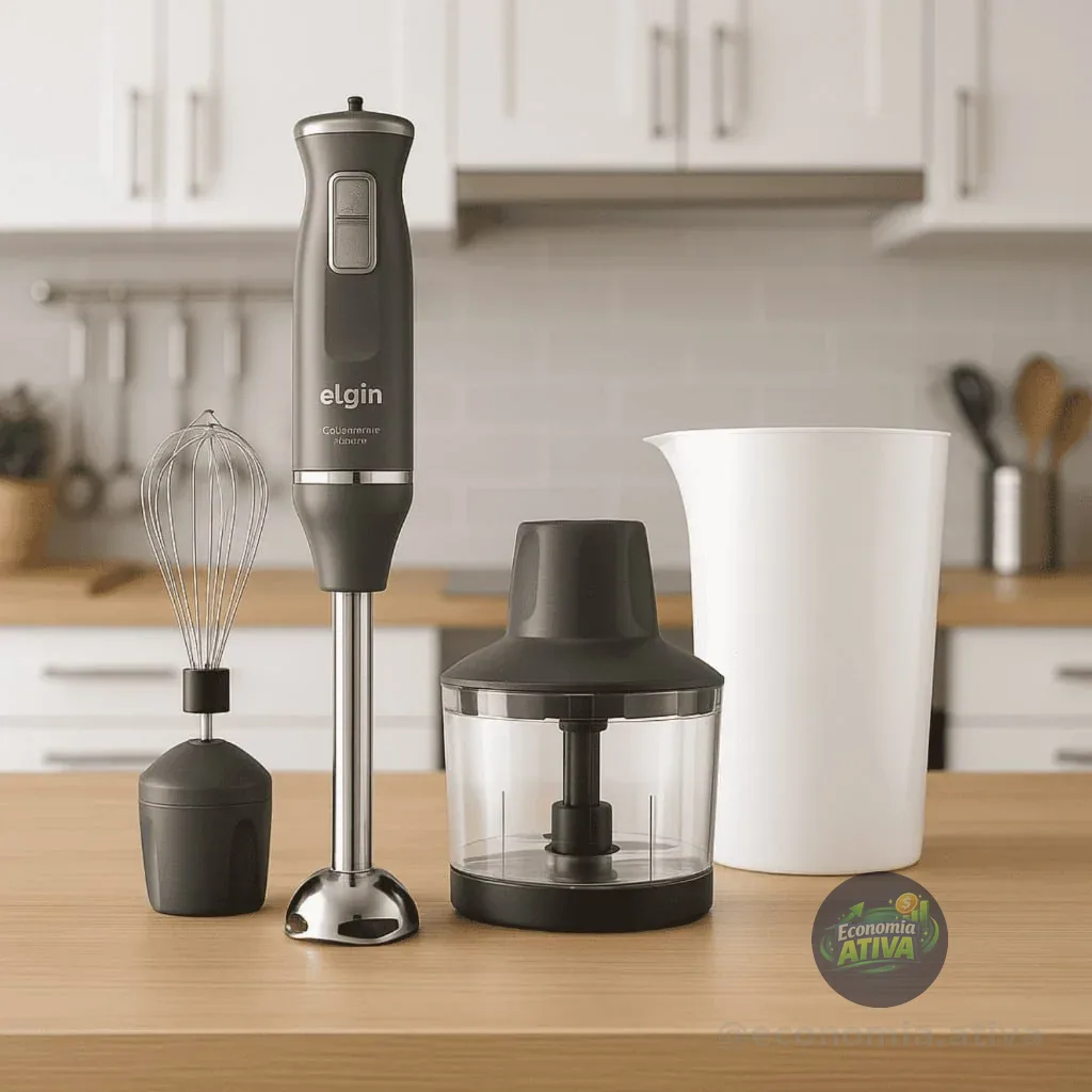 Mixer Power Inox 3 Em 1 600w Elgin Lunar 220V
