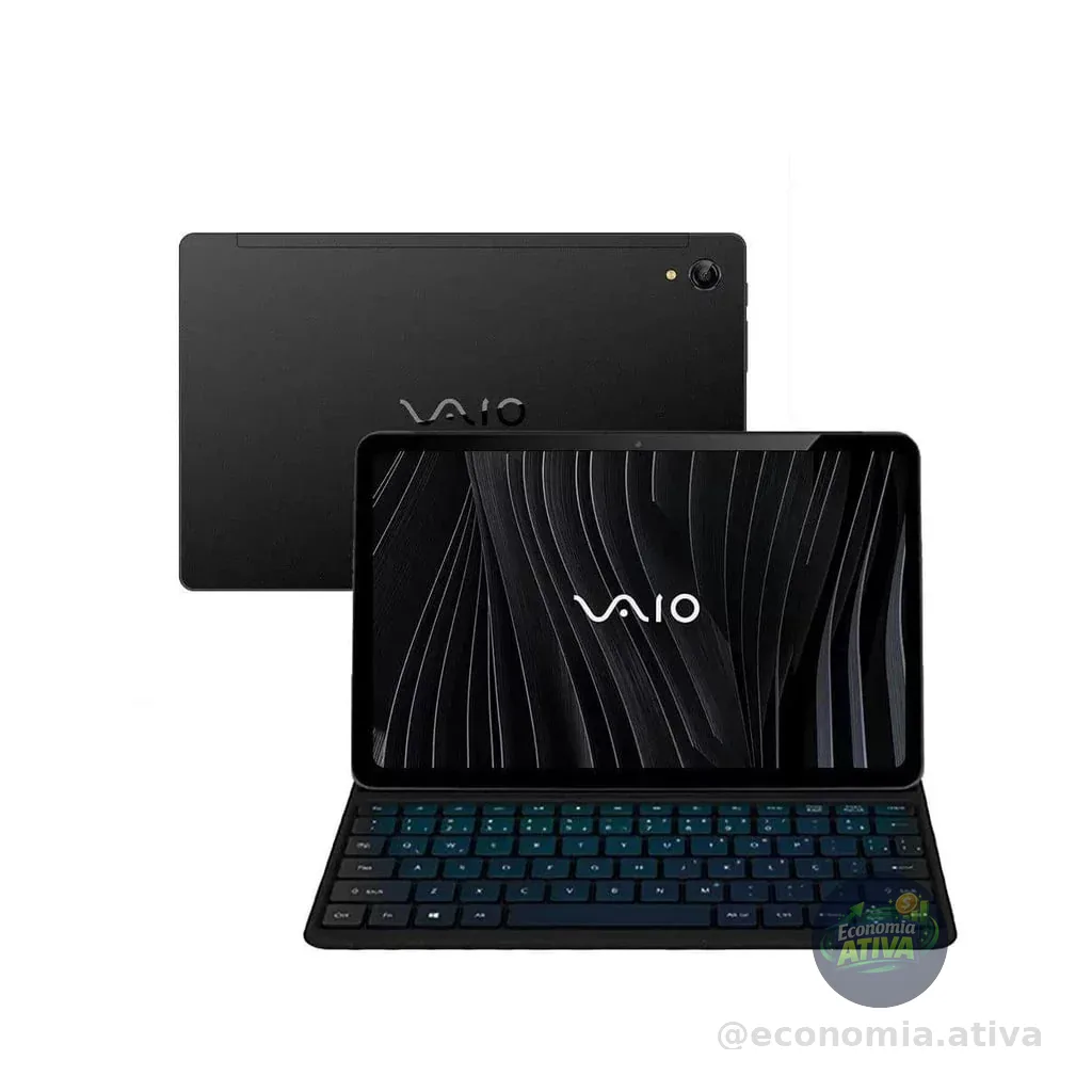 Tablet Vaio TL10 128GB 8GB Ram + Capa Teclado, Tela 10.4” 2k, Bateria 7000 mAh