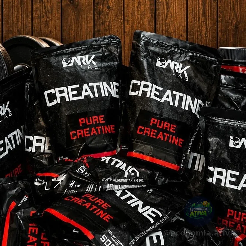 Creatina Monohidratada Pura 500g Dark Lab Unidade Sem Sabor