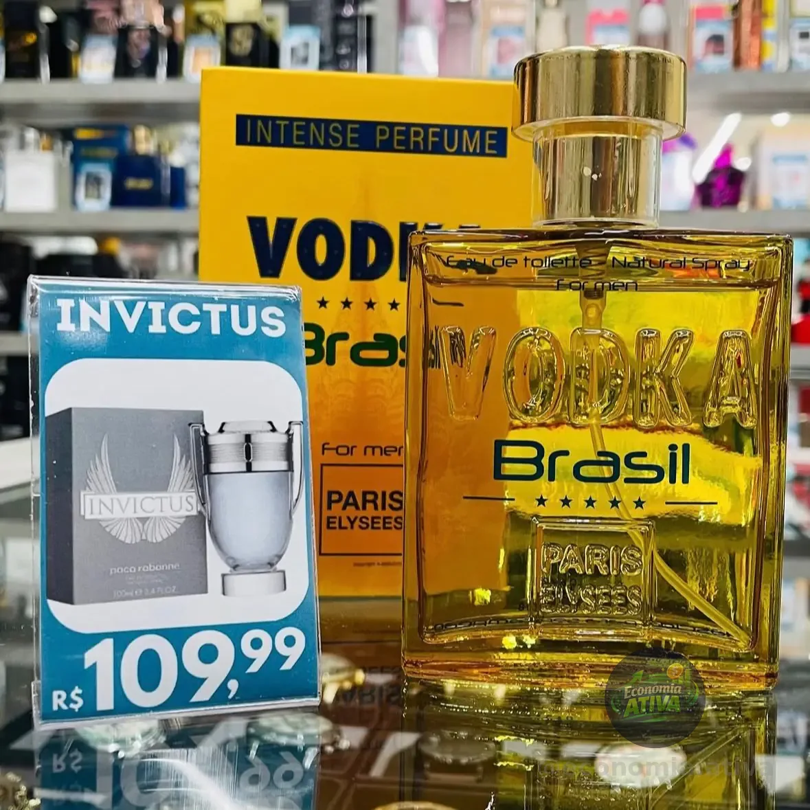 Vodka Brasil Yellow Paris Elysees Edt - Perfume Masculino 100ml
