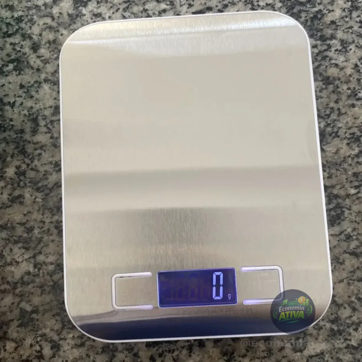 Balança Digital Cozinha Eletrônica Touch 10kg Inox Display Led Lcd