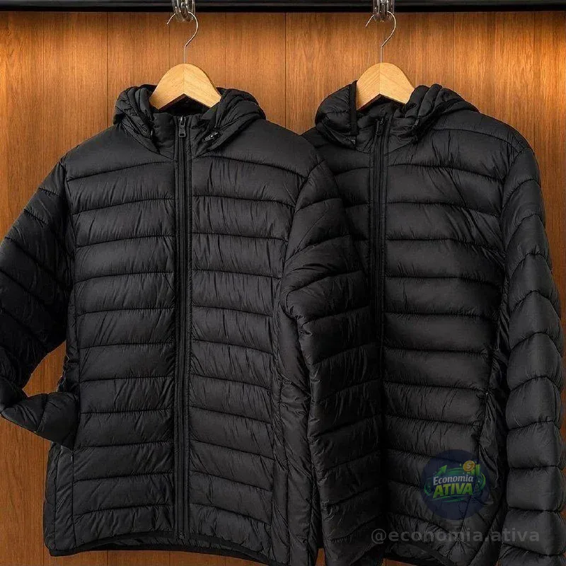 Jaqueta Puffer Bobojaco De Frio Blusa Impermeável Inverno