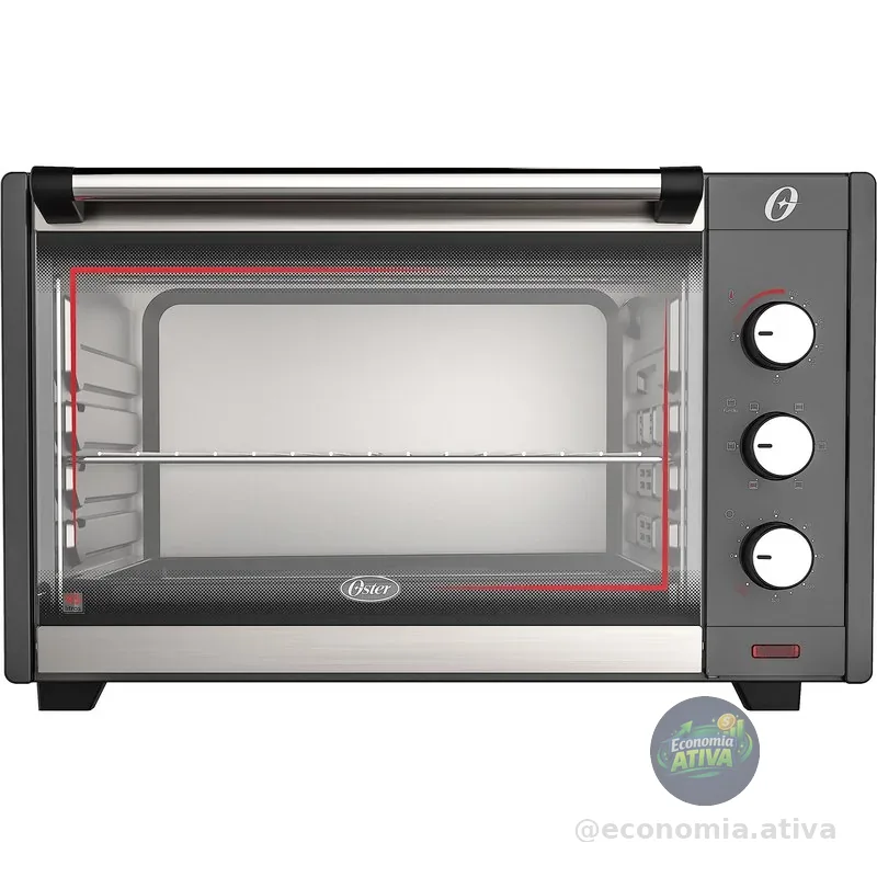 Forno Elétrico Oster, 45L, 110V, Grafite, 1600W, OFOR454