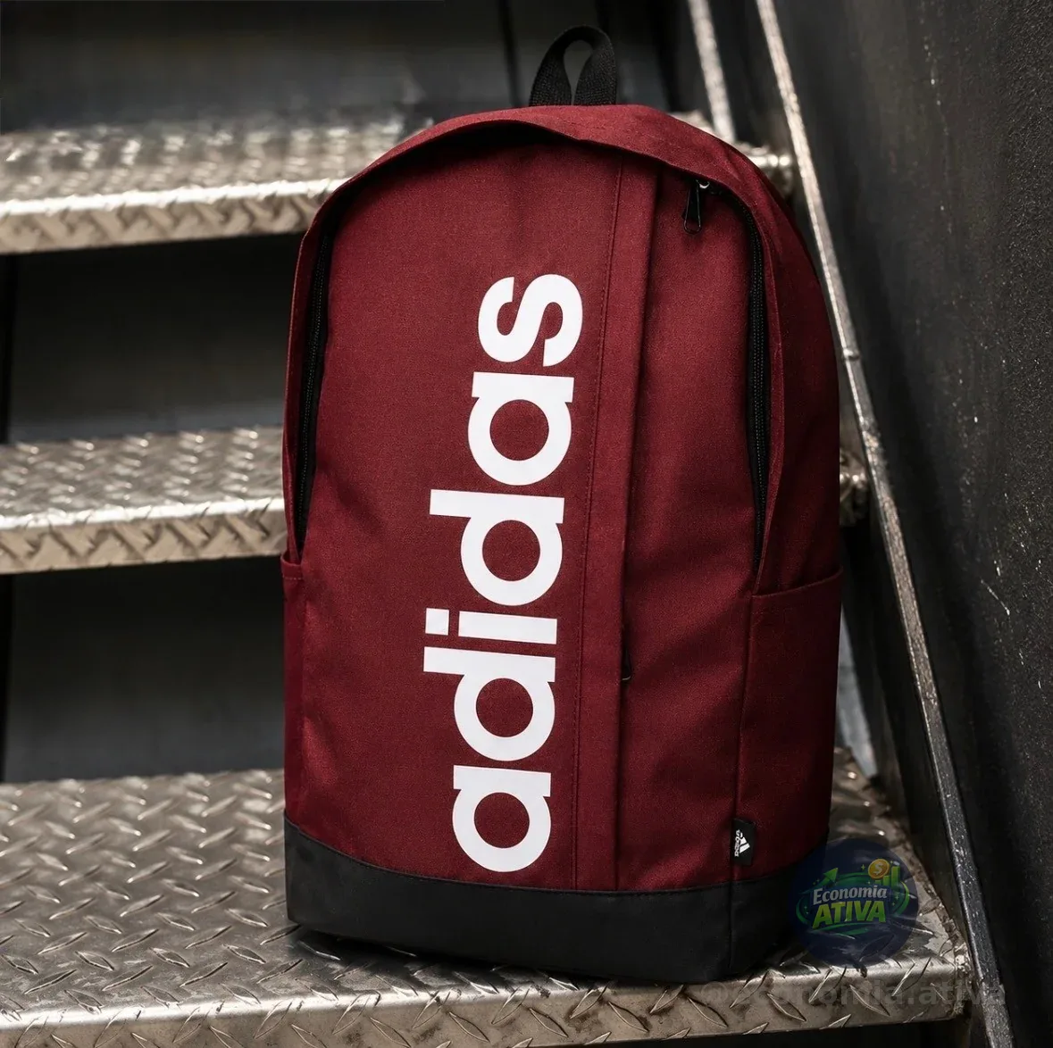 Mochila Linear adidas Borgonha Liso