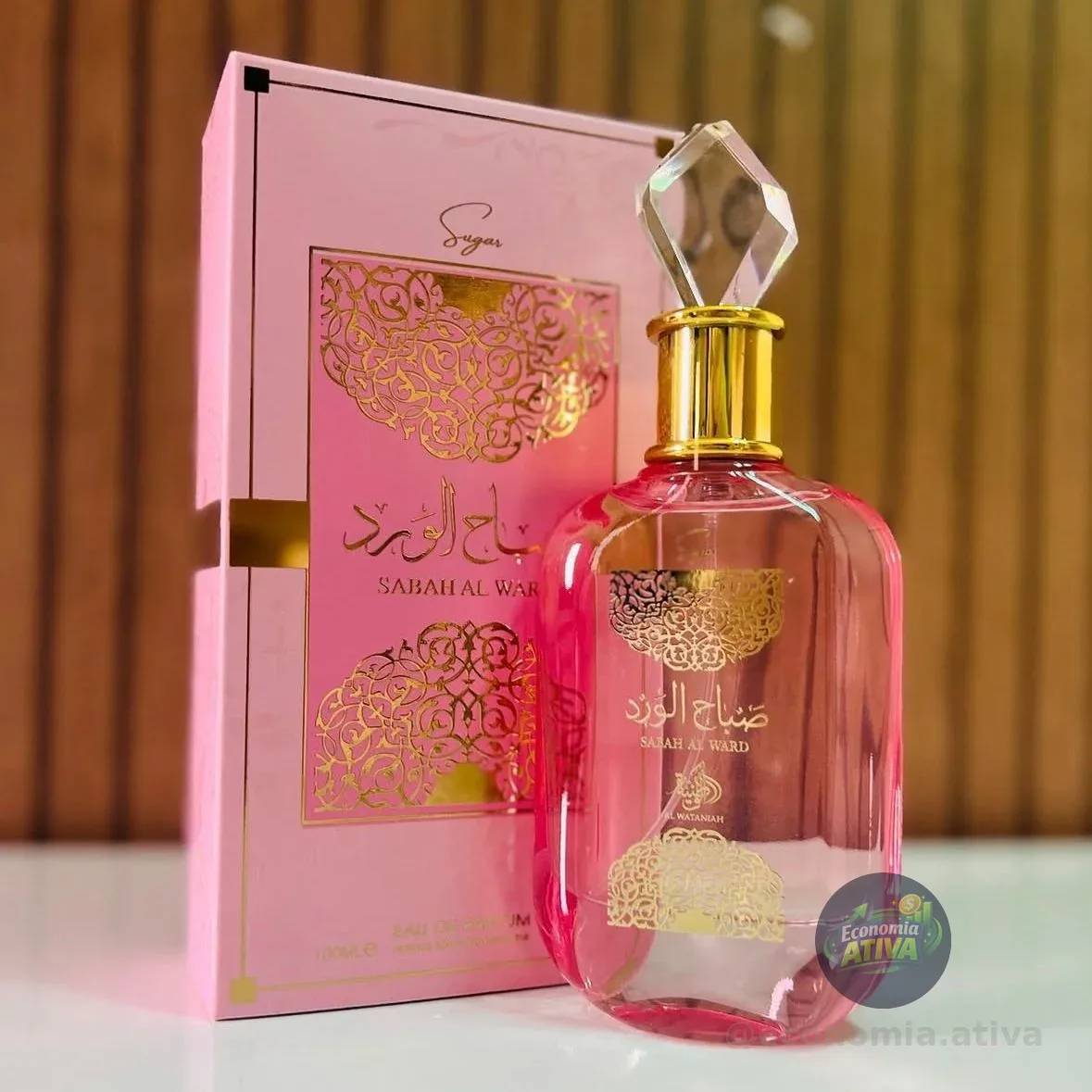 Perfume Árabe Sabah Al Ward Sugar Eau De Parfum 100 Ml
