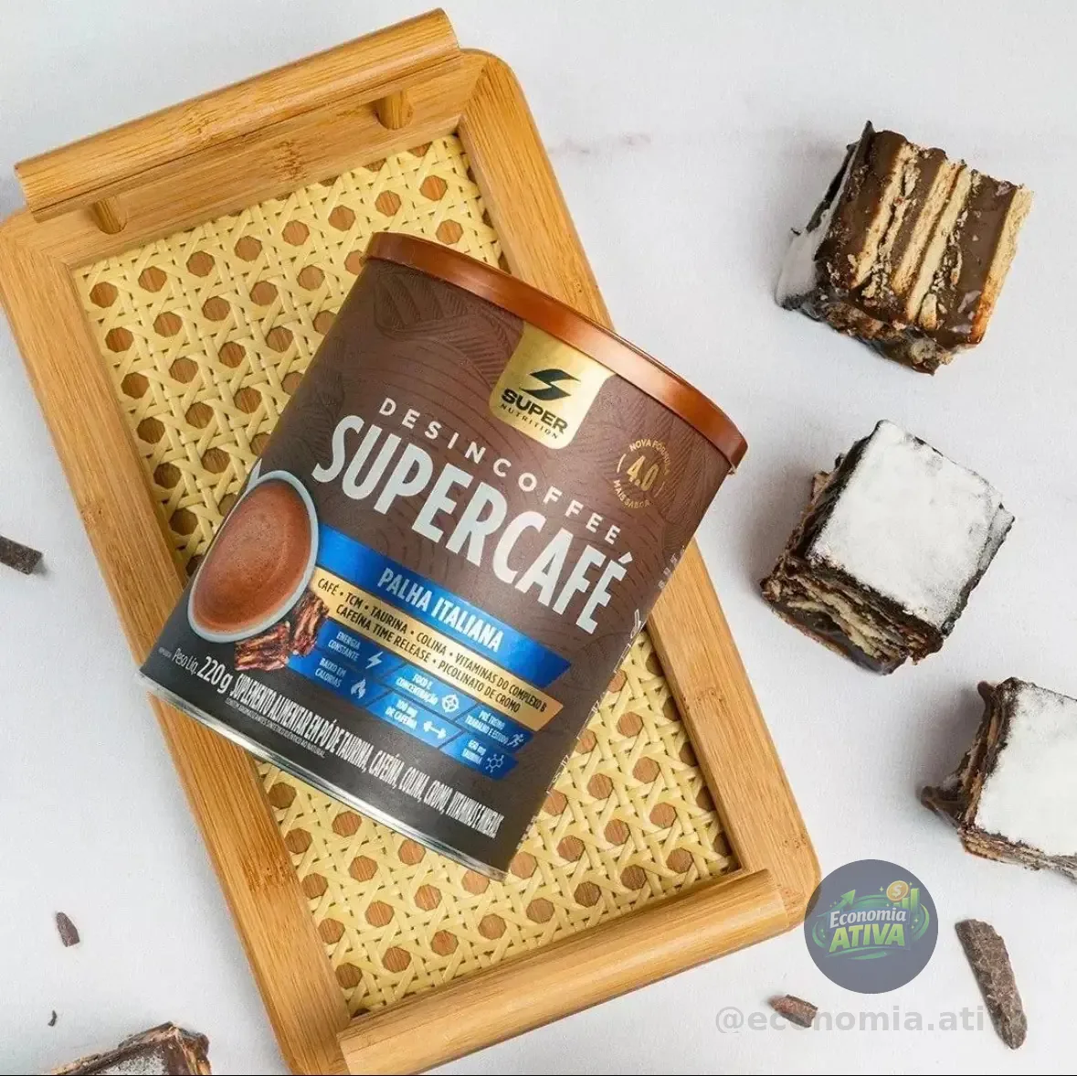 Supercáfe Palha Italiana 220g Super Nutrition
