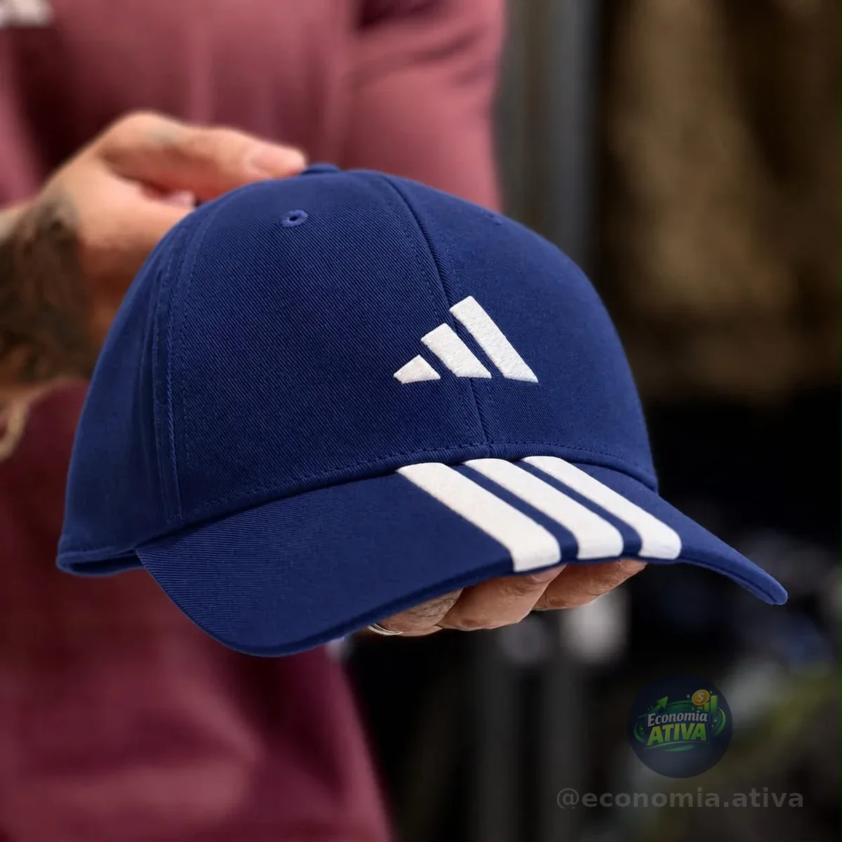 Boné Béisbol Três Listras Unisex