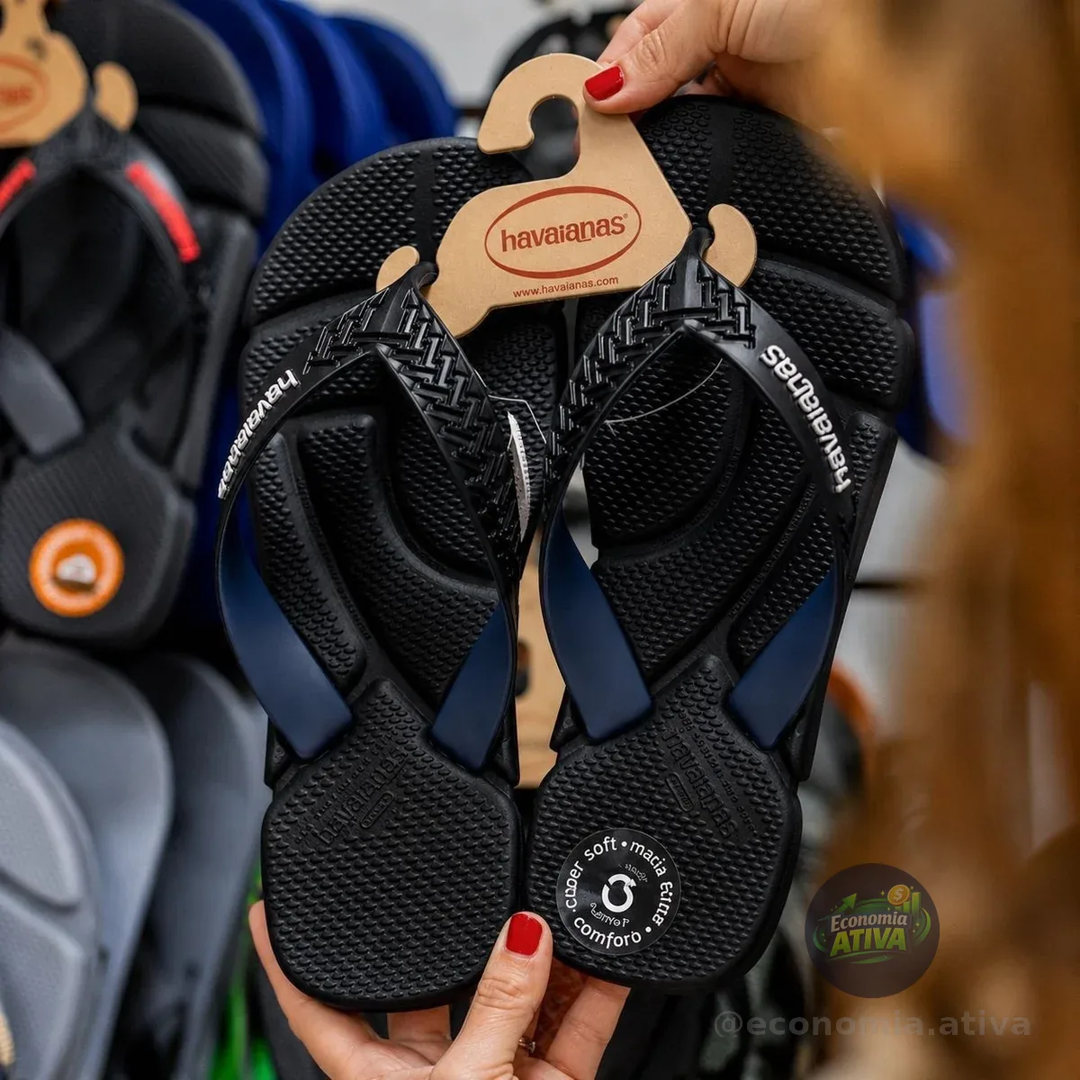 Chinelo Havaianas Masculino Power 2.0 Anatômica