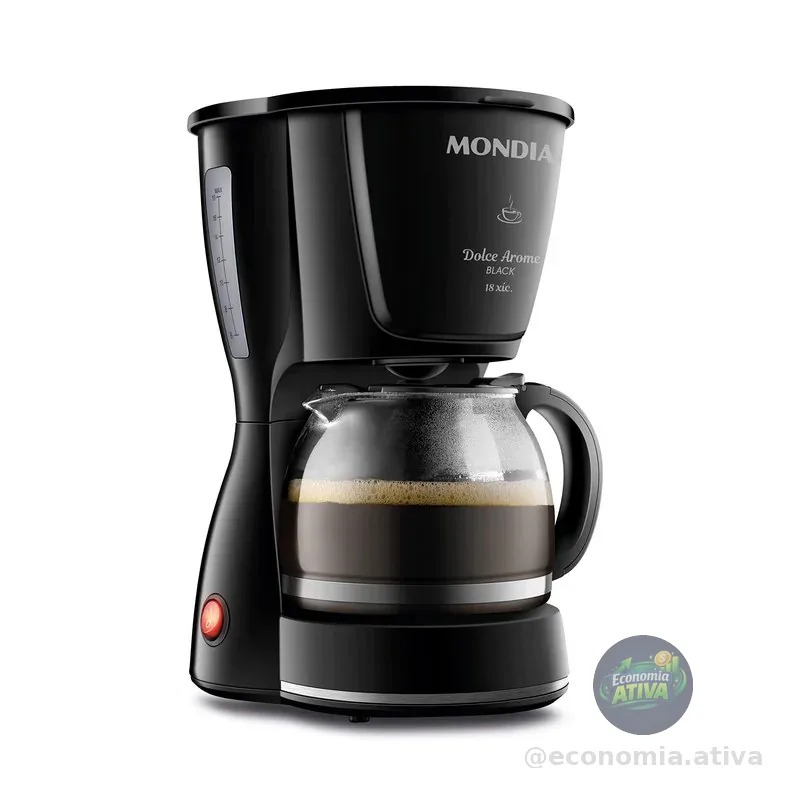 MONDIAL Cafeteira Elétrica Dolce Arome, Preto, 550W, 110V - C-30-18X-FB