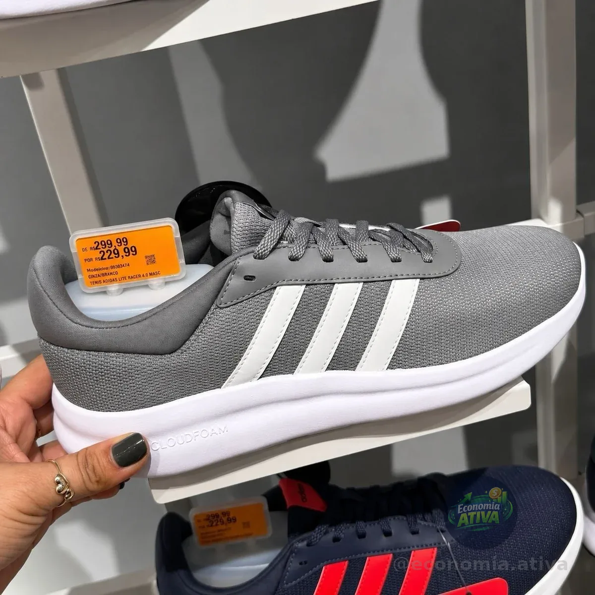 Tênis Adidas Lite Racer 4.0 Masculino