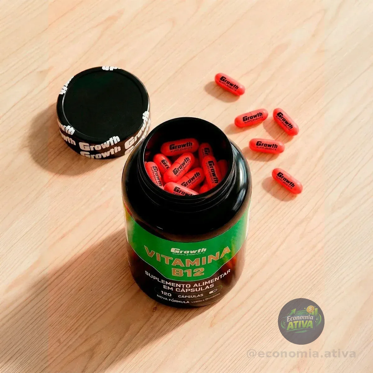 Vitamina B12 120 Cáps. Growth Supplements