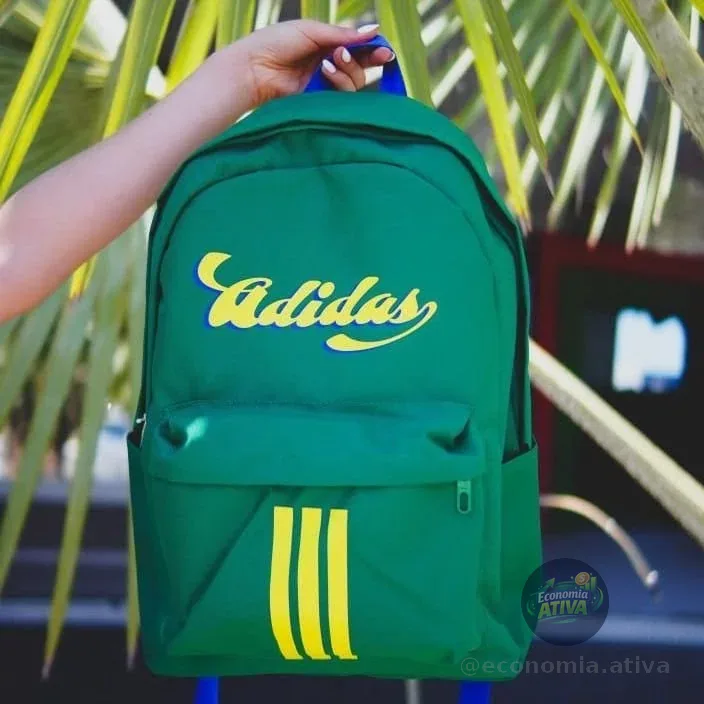 Mochila Tiro Graphic Ii adidas Verde/amarelo Liso