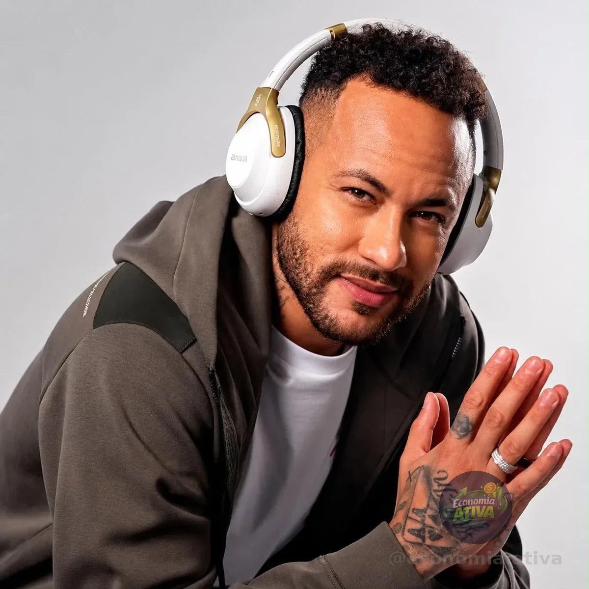 Fone De Ouvido Headphone Neymar Jr. Aiwa Edição Limitada