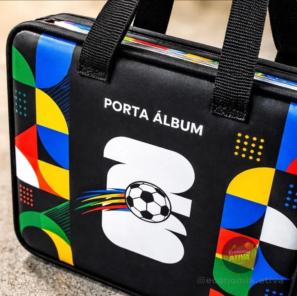 Porta Figurinhas Brinde + Bolsa Para Álbum Copa 2026