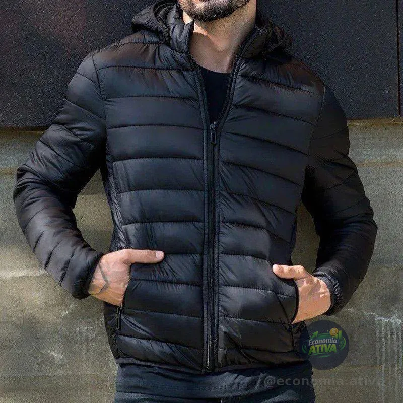 Jaqueta Puffer De Frio Intenso Blusa Impermeável Inverno