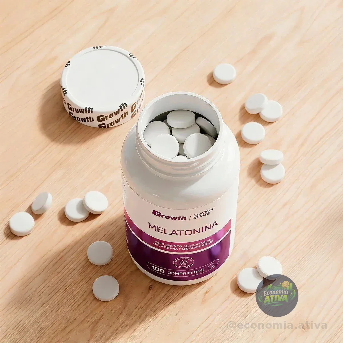 Melatonina (0.21mg) 100 Comprimidos Growth Supplements