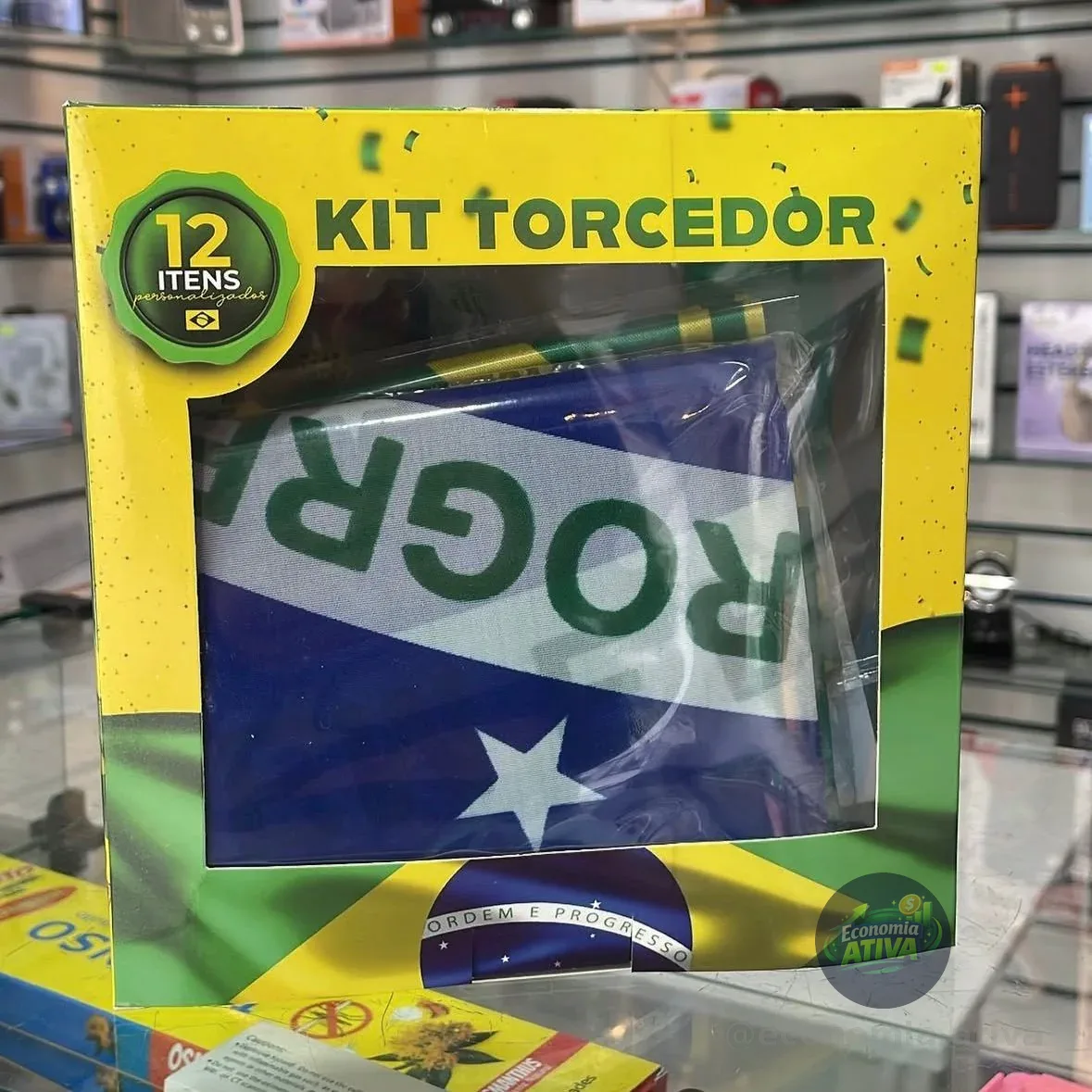 Kit 12 Copa Do Mundo 2026 Brasil-bandeira E Vuvuzelas E Mais