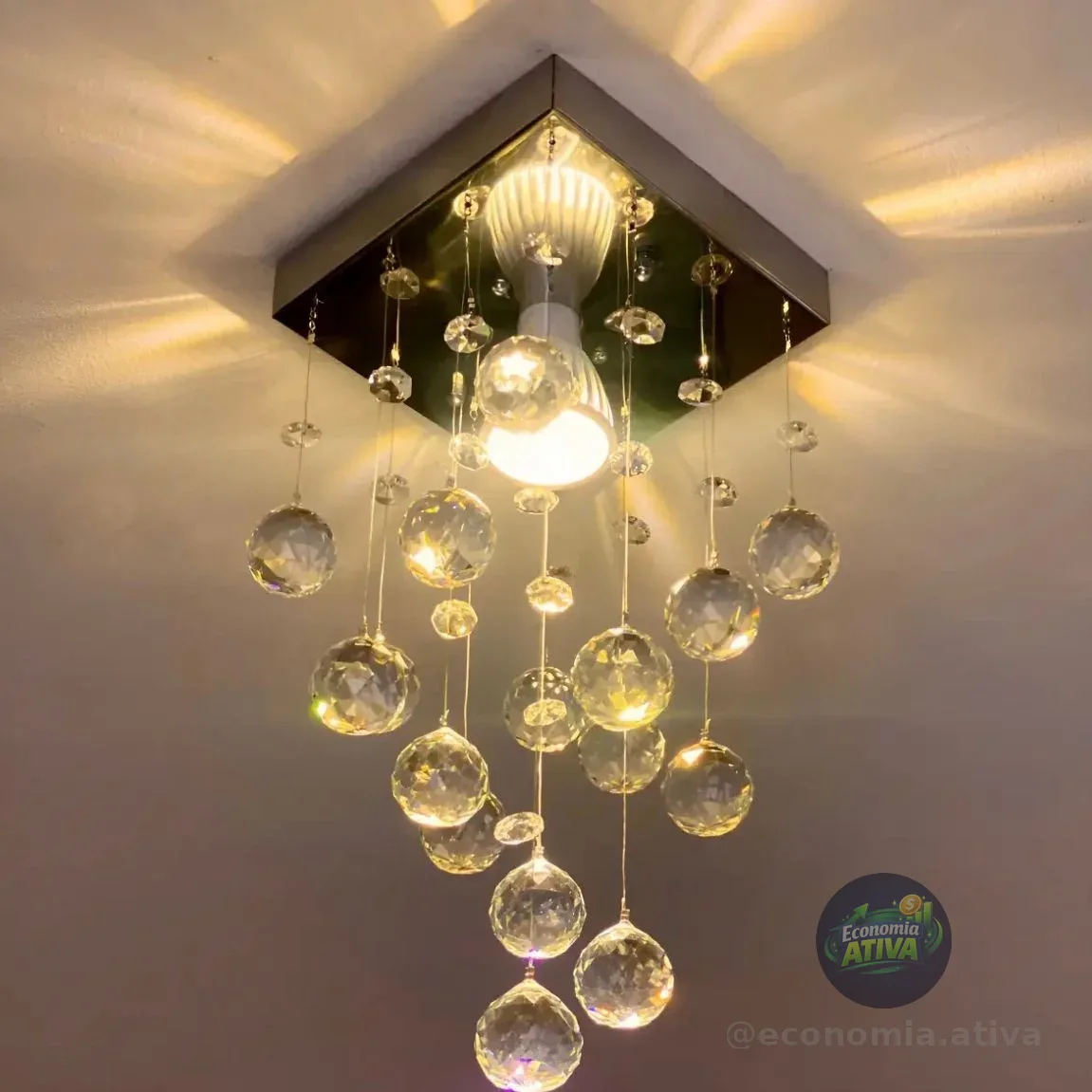 Lustre Cristal Acrílico