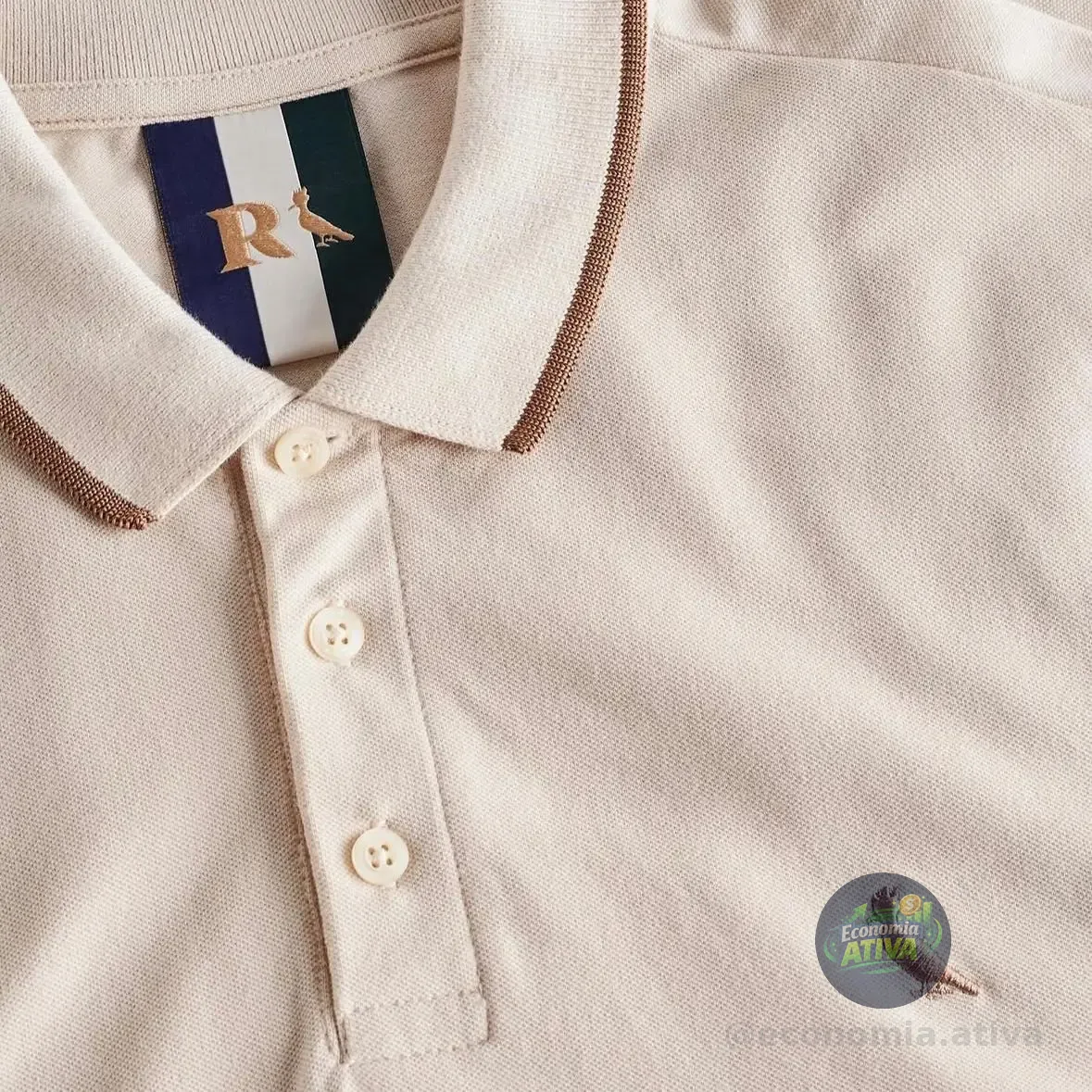 Polo Enxuto Friso Reserva Aveia