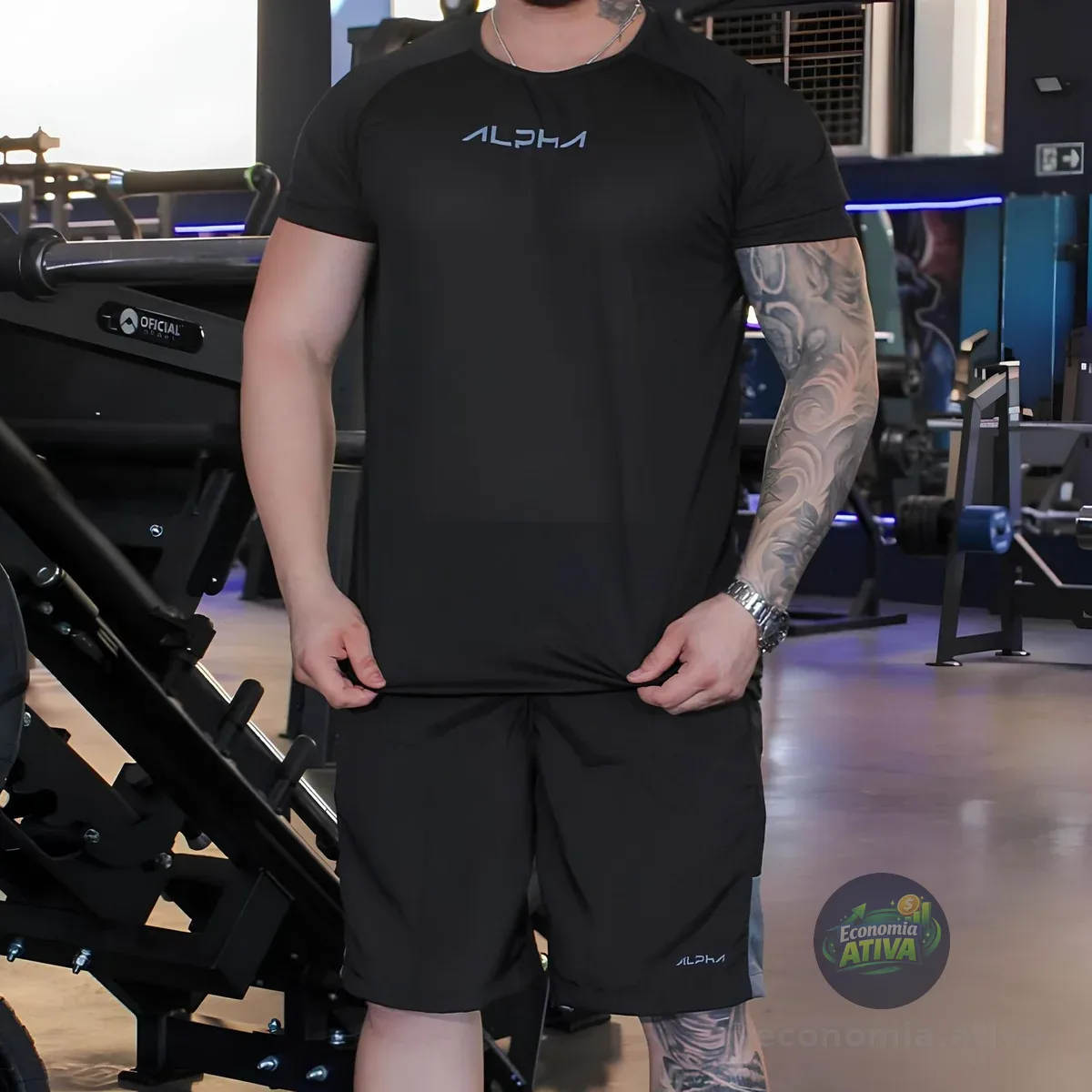 Kit Dry Fitness Academia Alpha