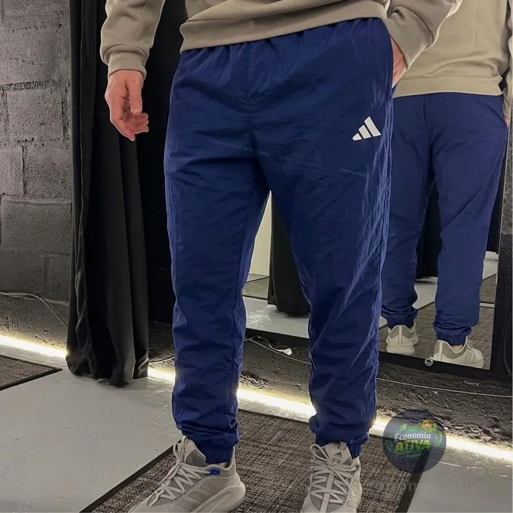 Calça De Tecido Adidas