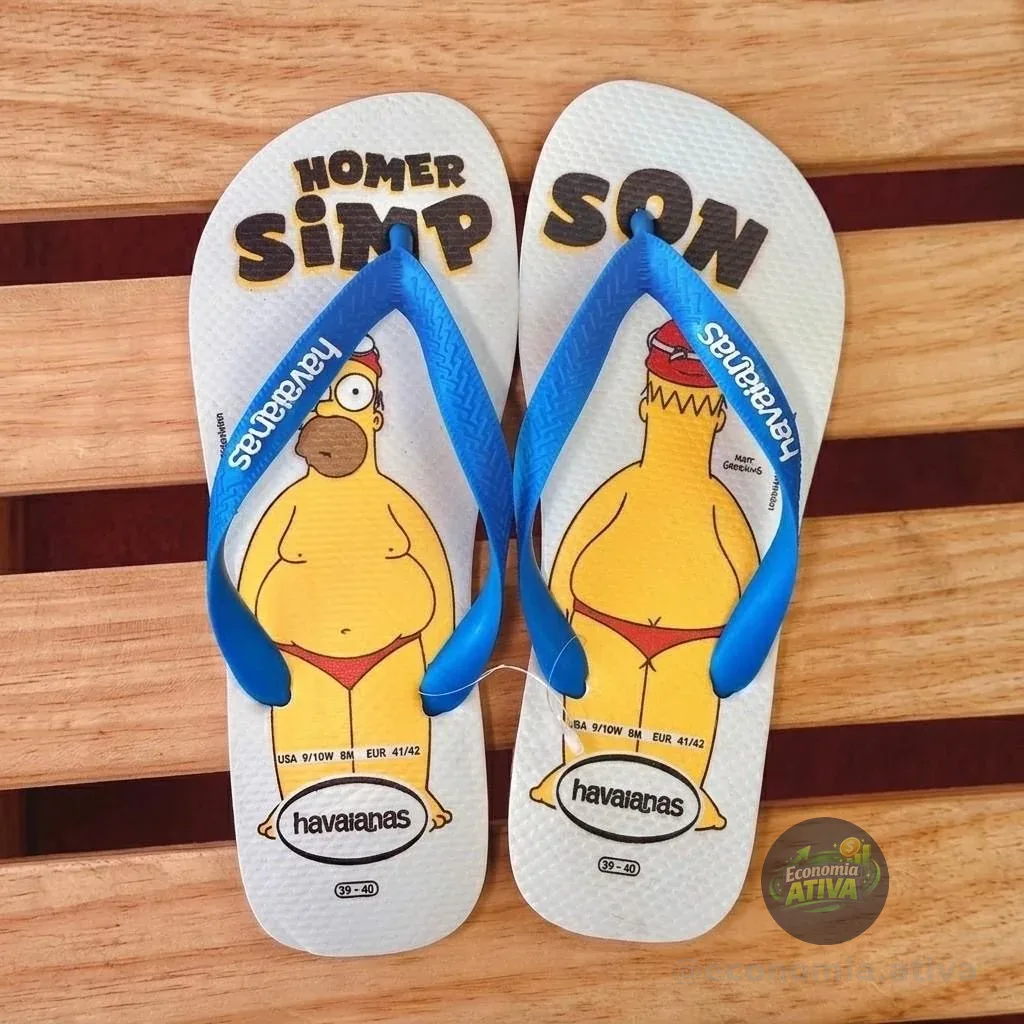 Chinelo Havaianas Top The Simpsons