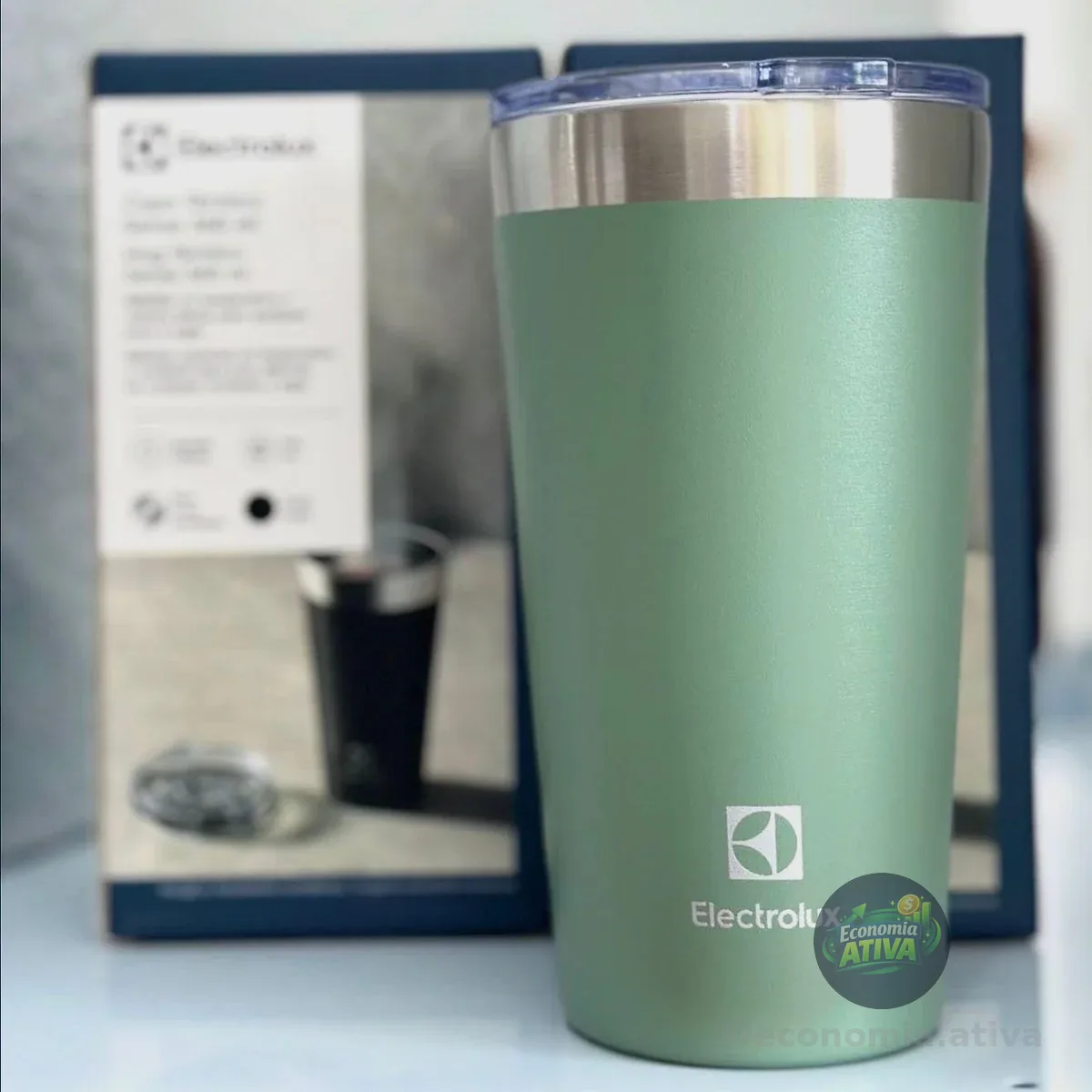 Copo Térmico Sense 560 ml Verde Electrolux
