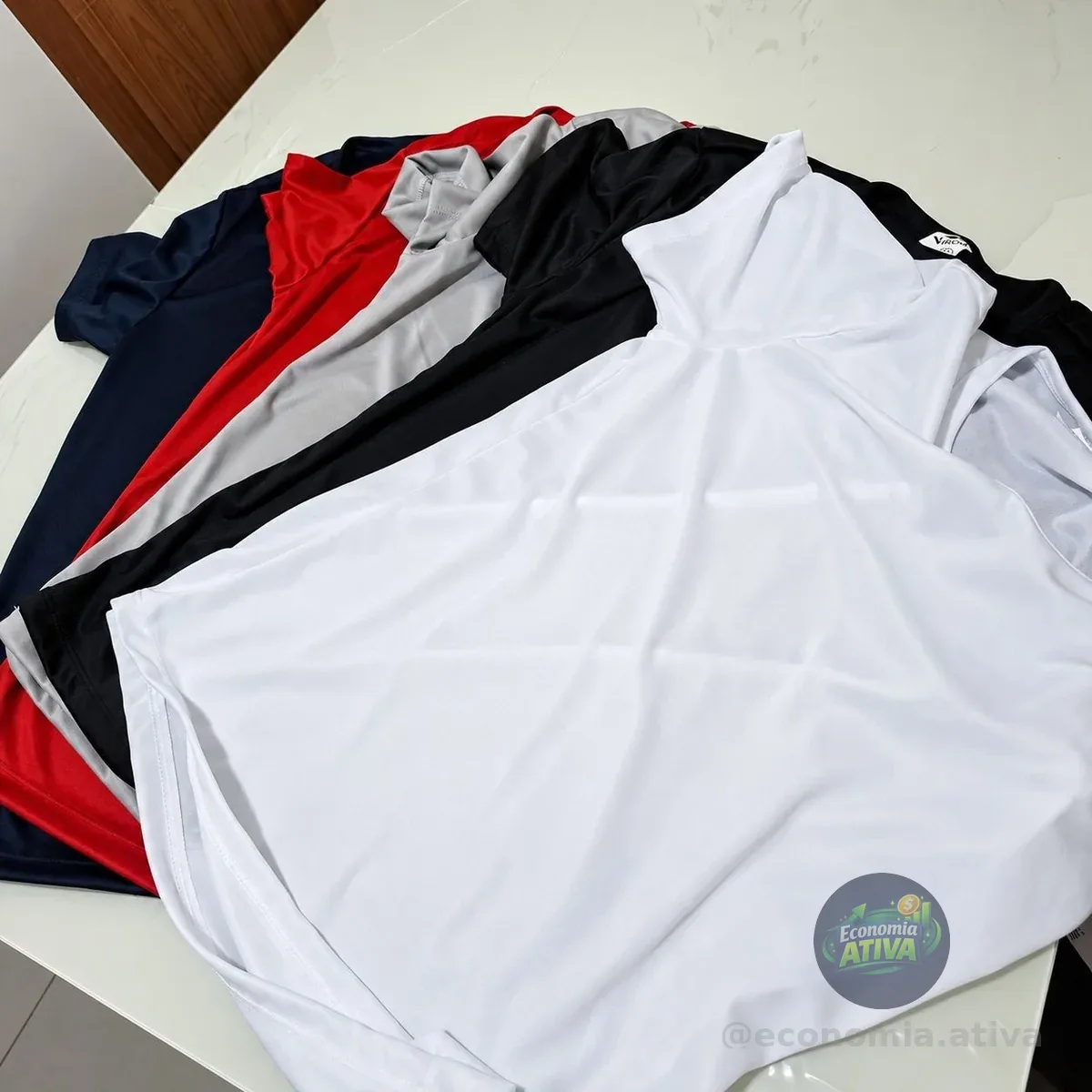 Kit 5 Camisetas Básicas Dry Fit Veronz