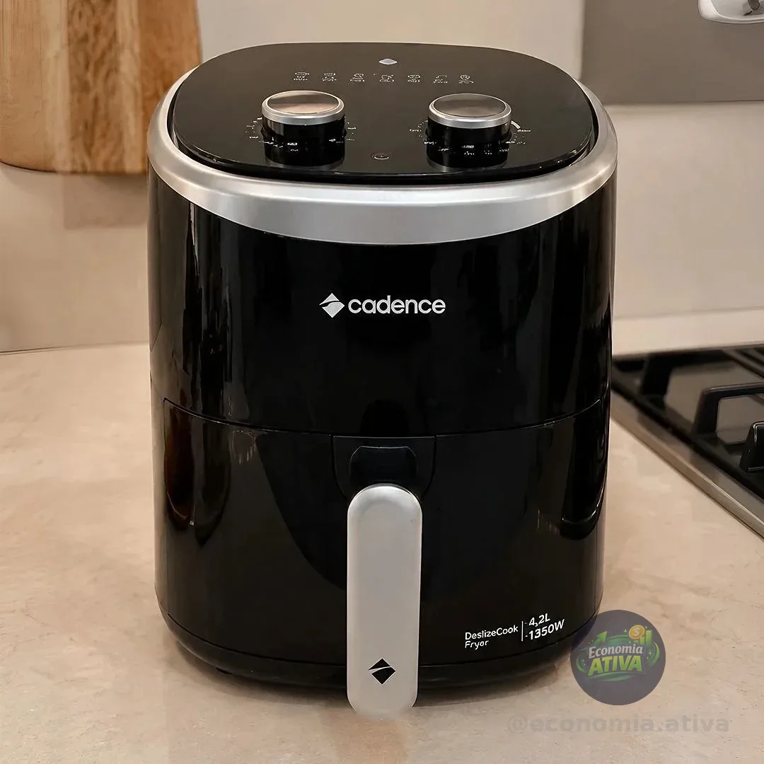 Fritadeira Sem Óleo 4,2l Cadence Com Visor Delicook Fryer Sh 127v