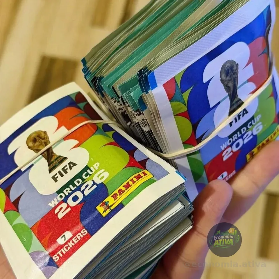 Kit 36 Envelopes De Figurinhas Panini Copa Do Mundo Fifa 2026