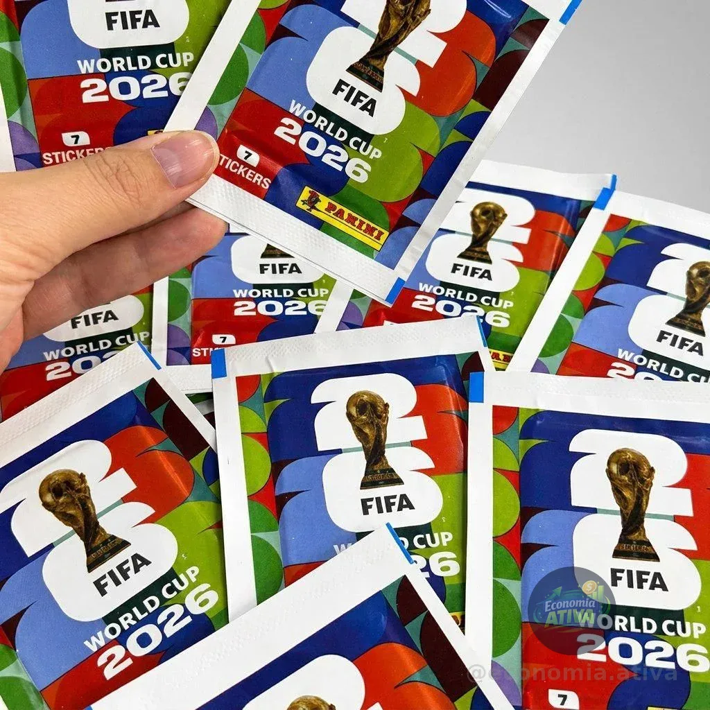 Kit 12 Envelopes Com 84 Figurinhas - Copa Do Mundo 2026