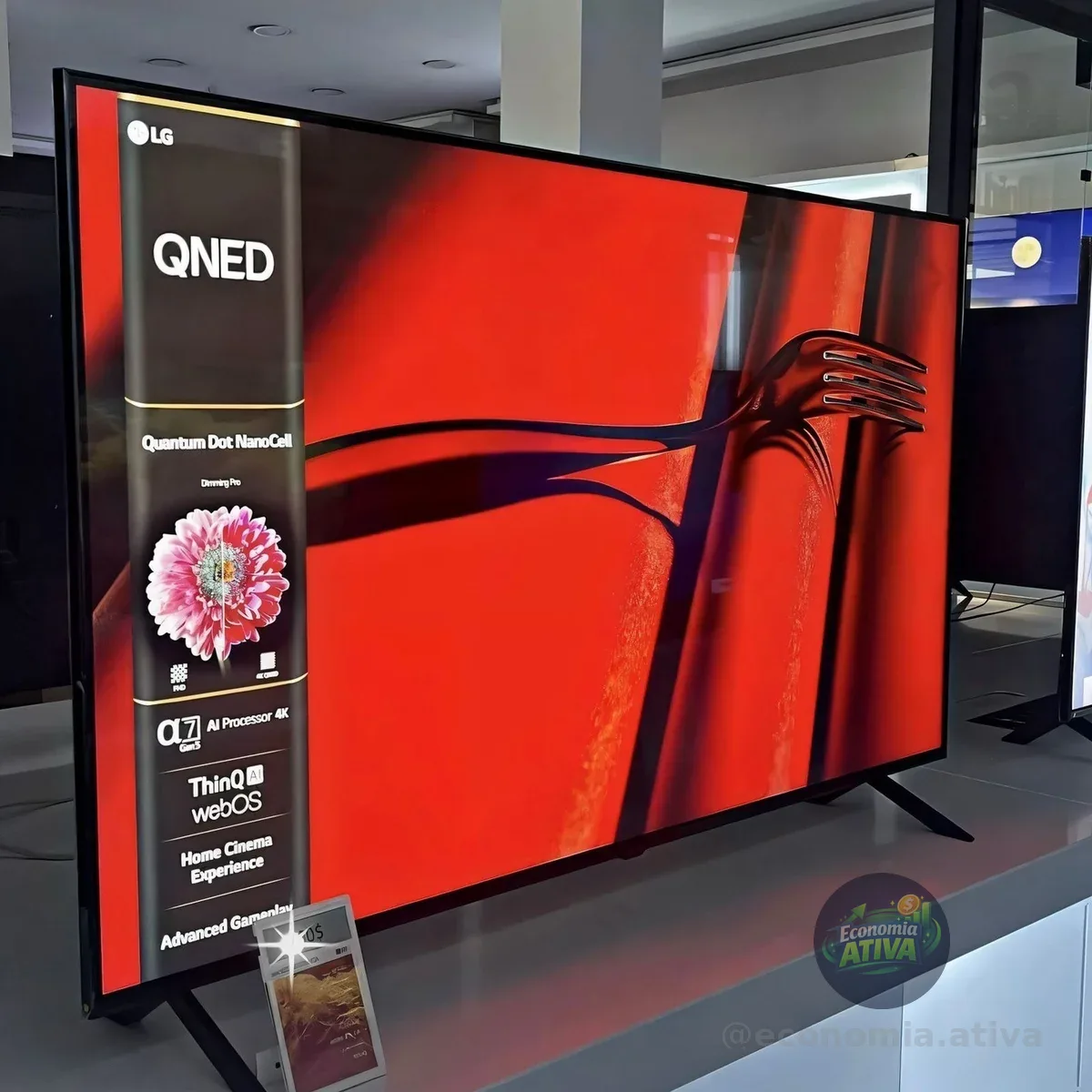Smart Tv 55qned73asa 55” 4k Qned Processador A7 LG
