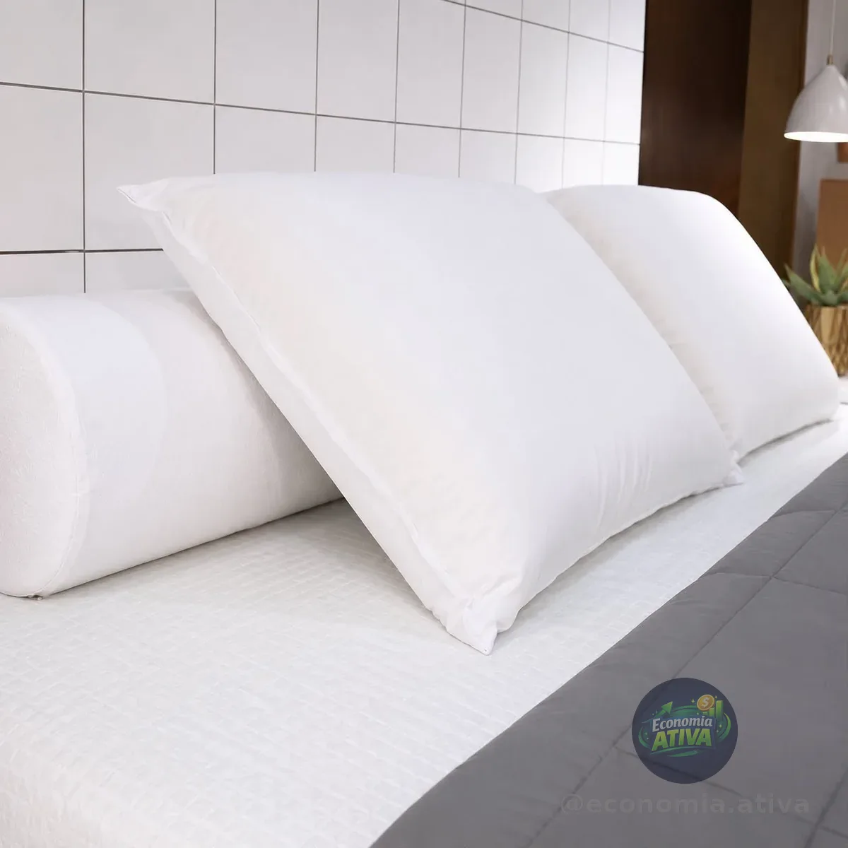 Travesseiro Nasa Alto Visco 13cm Hug Comfort Premium