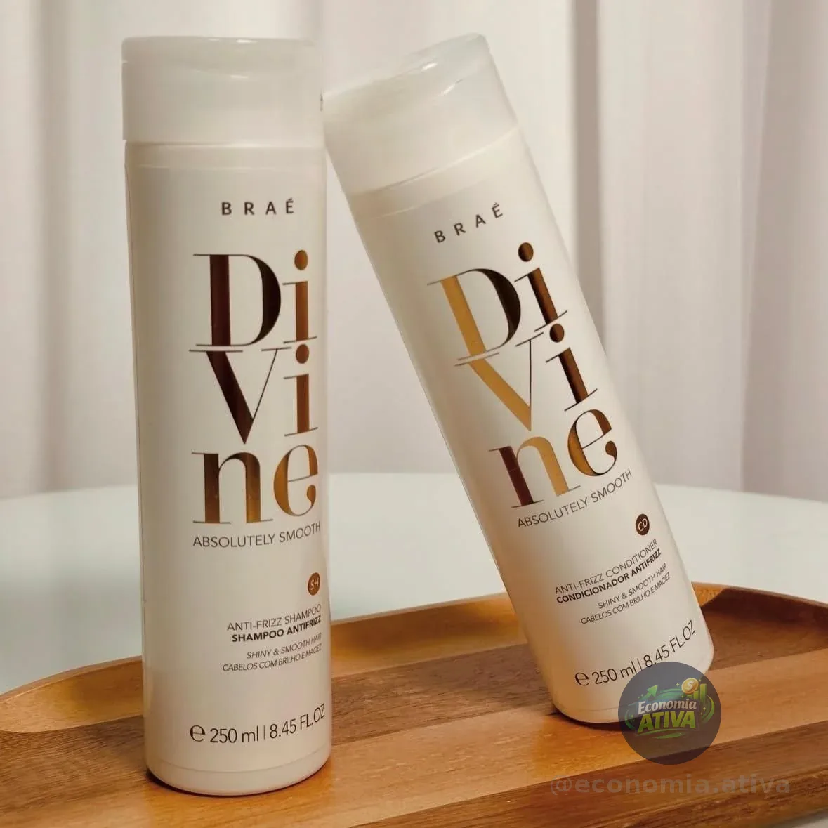 Brae Kit Divine • Shampoo 250ml • ⁠Condicionador 250ml